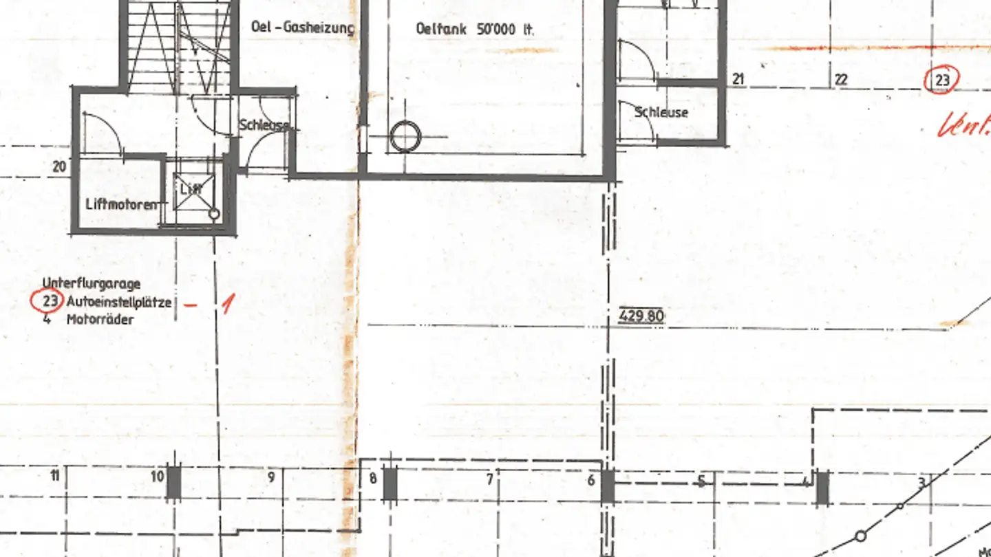 Tiefgaragenstellplatz mieten - Neudorfstrasse 5, 8820 Wädenswil