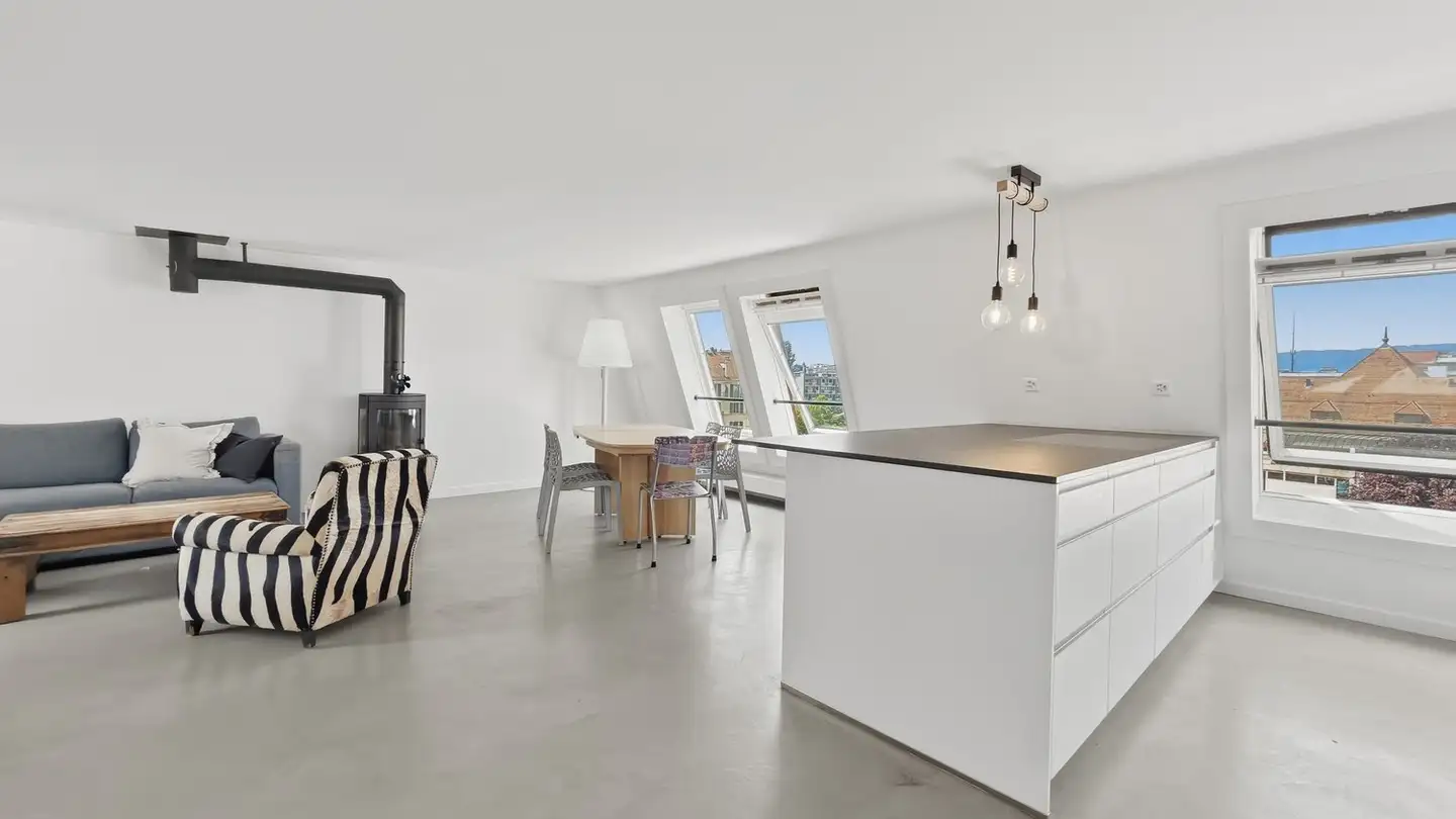 Appartement en terrasse à louer - Rue Des Bains 44, 1205 Genève - Photo 2