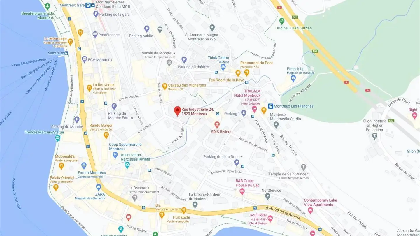 Garage singolo in affitto - Rue Industrielle 24, 1820 Montreux - Photo 3