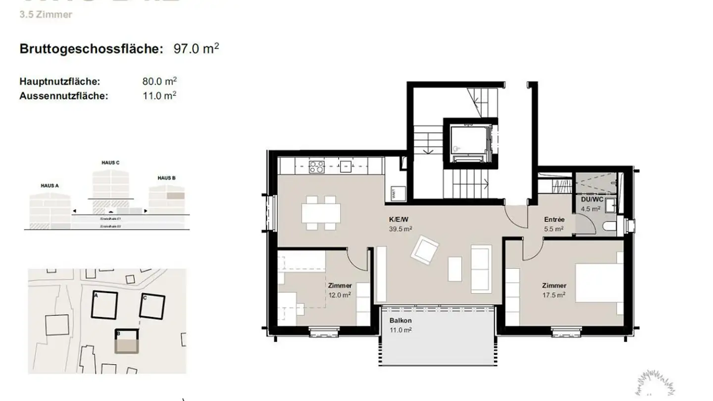 Apartment for rent - Haselgasse 4, 3935 Bürchen - Photo 2