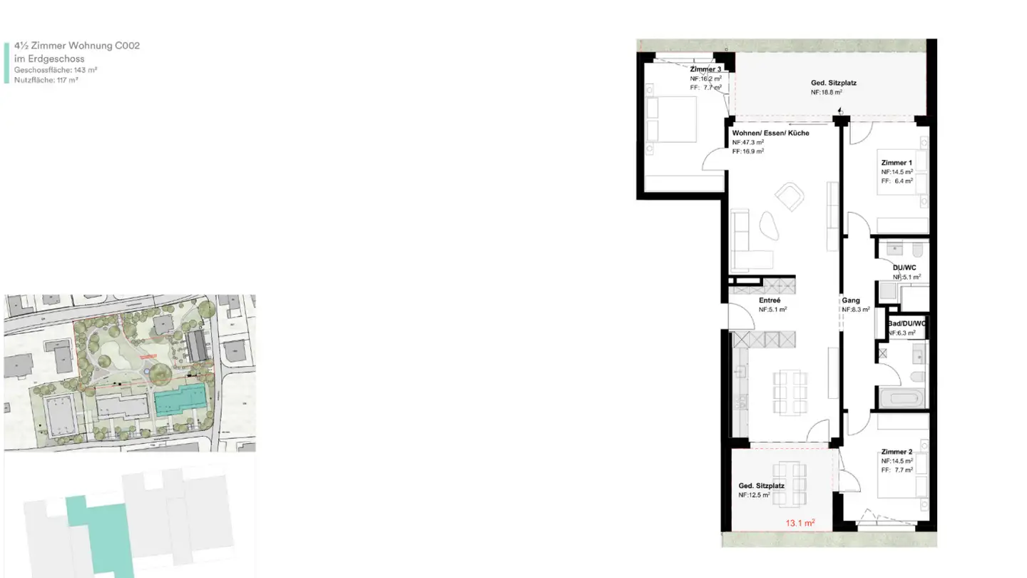 Appartamento in affitto - Rosengartenstrasse, 8555 Müllheim Dorf - Photo 4