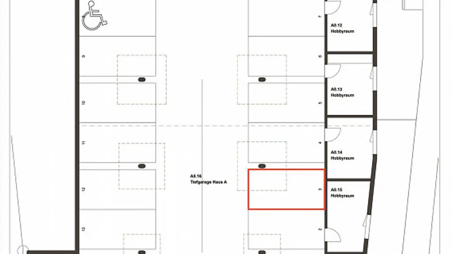 Tiefgaragenstellplatz kaufen - Sennwalderstrasse 9, 9465 Salez