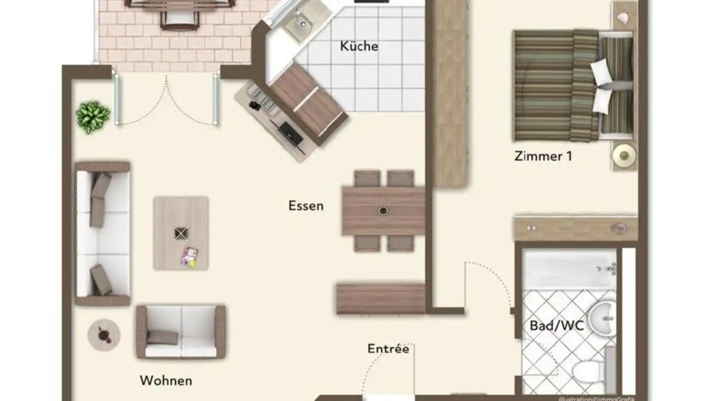 Apartment for rent - Uf Dr Höchi, 3052 Zollikofen - Photo 2