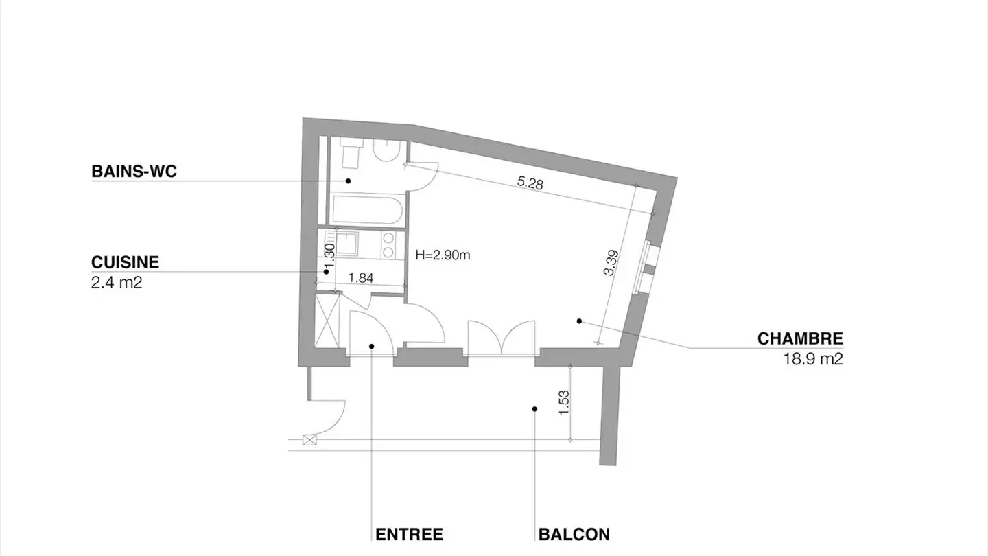 Studio in affitto - Rue Bémont 22, 1204 Genève - Photo 4