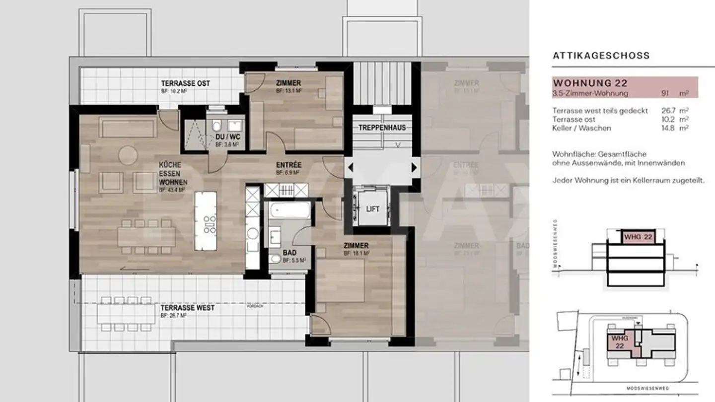 Attique à vendre - Mooswiesenweg 40, 8404 Winterthur - Photo 2