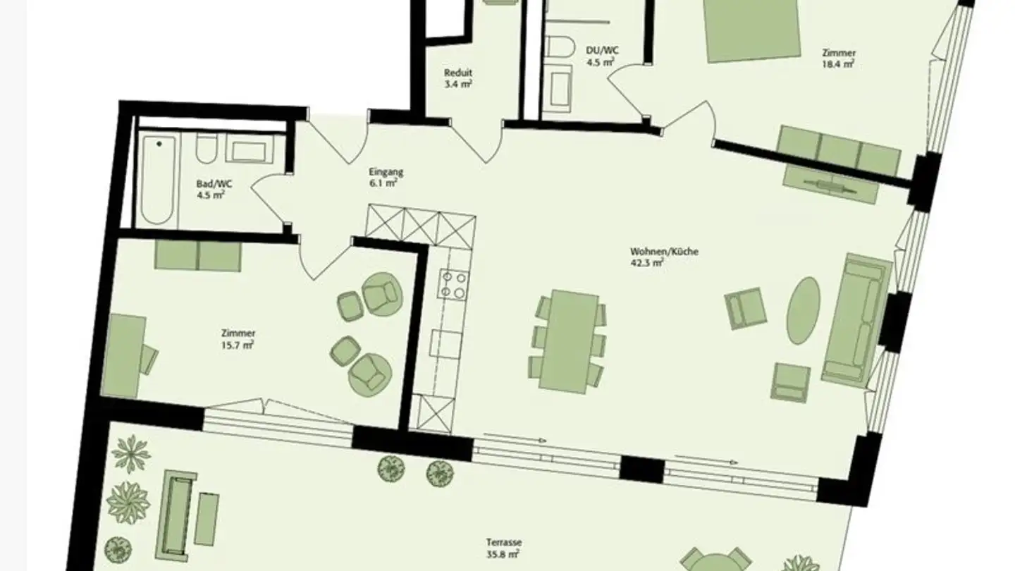 Wohnung mieten - 8053 Zürich - Foto 3