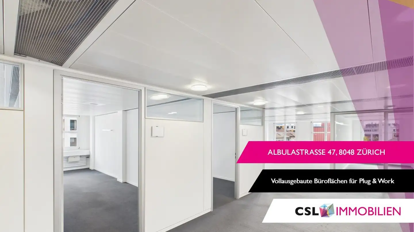 Bureau à louer - Albulastrasse 47, 8048 Zürich