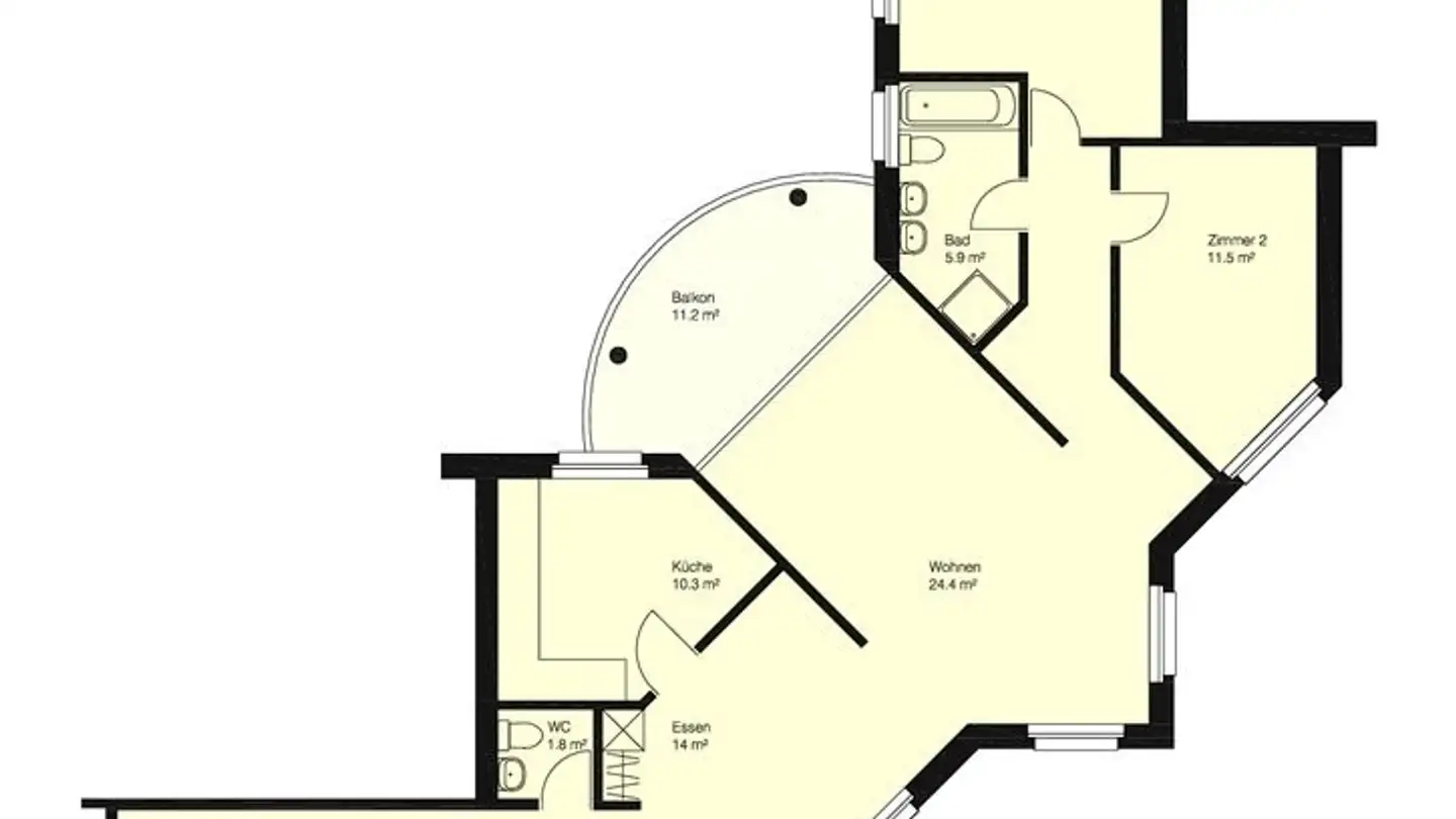 Appartement à louer - Hubelstrasse 20, 6012 Obernau - Photo 2