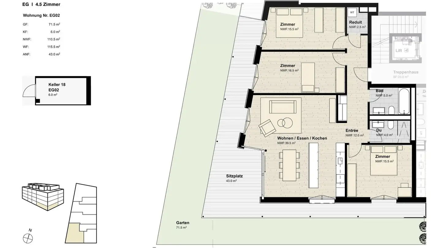 Apartment for sale - Neumattstrasse 3, 5734 Reinach AG