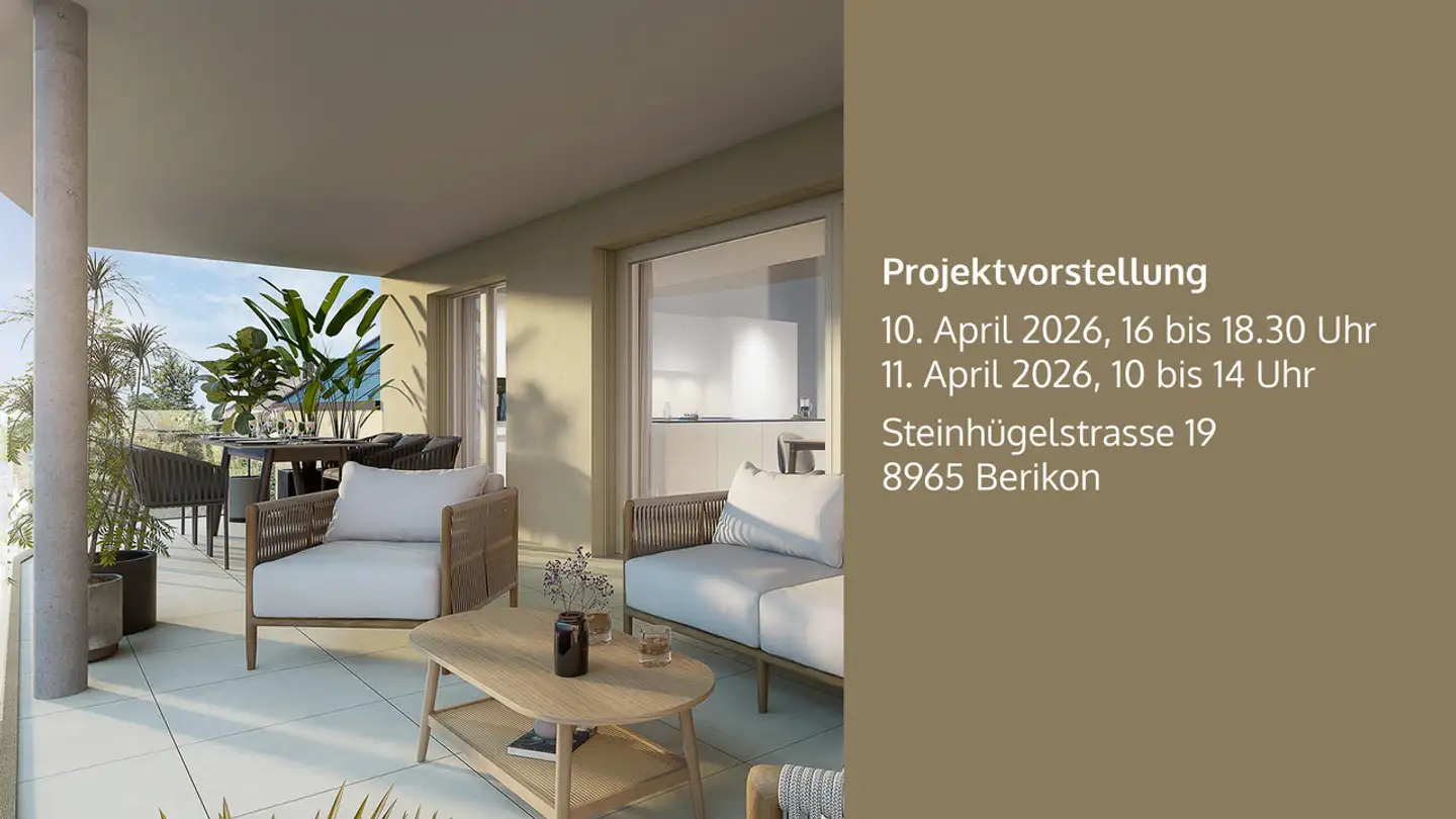 Wohnung kaufen - Steinhügelstrasse, 8965 Berikon