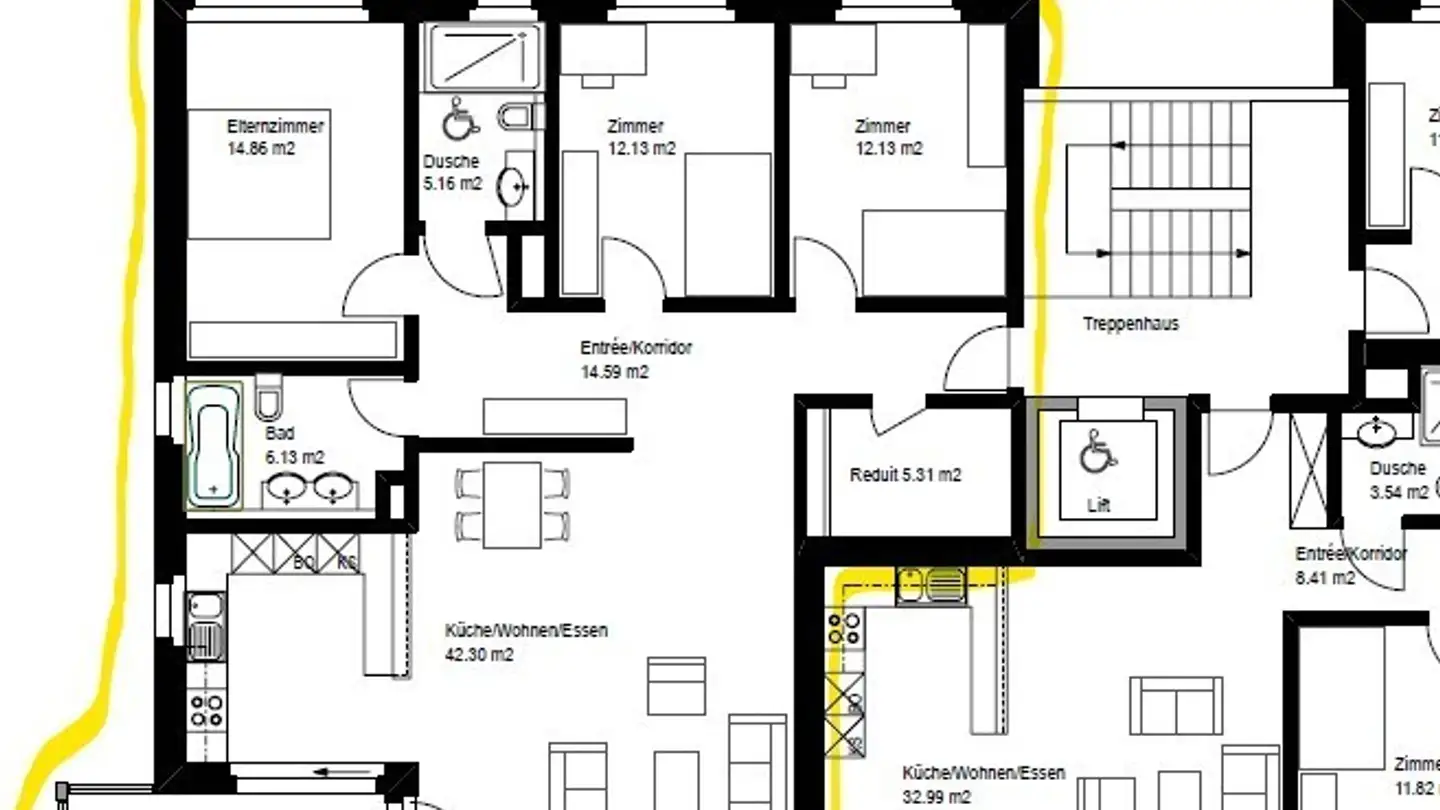 Appartement à louer - Rotbuchstrasse 51, 8600 Dübendorf - Photo 2