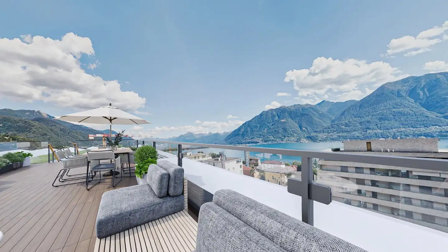 Penthouse kaufen - Via Rinaldo Simen 19, 6648 Minusio