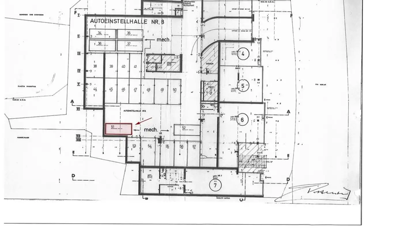Tiefgaragenstellplatz mieten - Via Serlas 26, 7500 St. Moritz - Foto 2