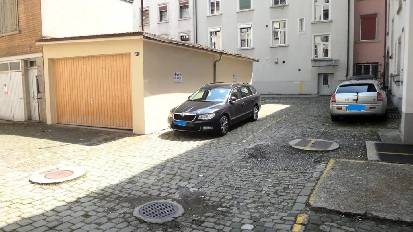 Parkplatz im Freien mieten - Schwalbenstrasse 10, 9000 St. Gallen