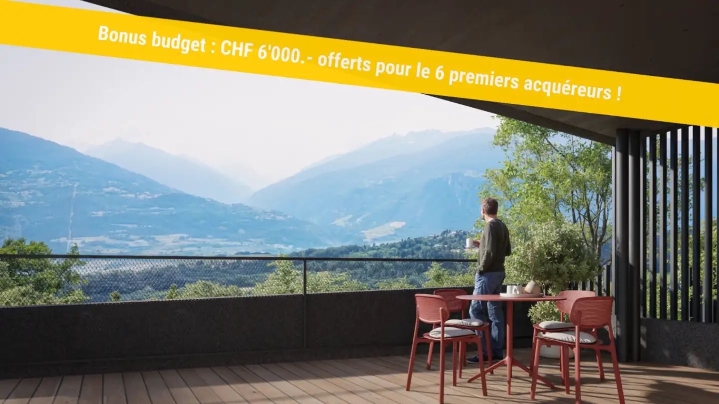 Stepped apartment for sale - Rue De La Combettaz 10, 1965 Savièse