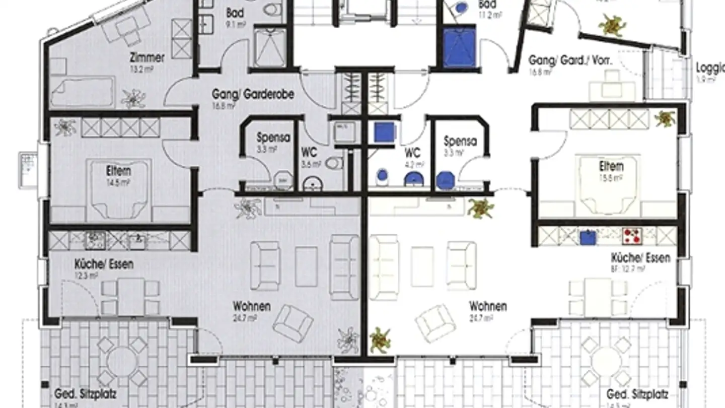 Appartement en terrasse à louer - Sonnenheim 2, 7307 Jenins - Photo 4