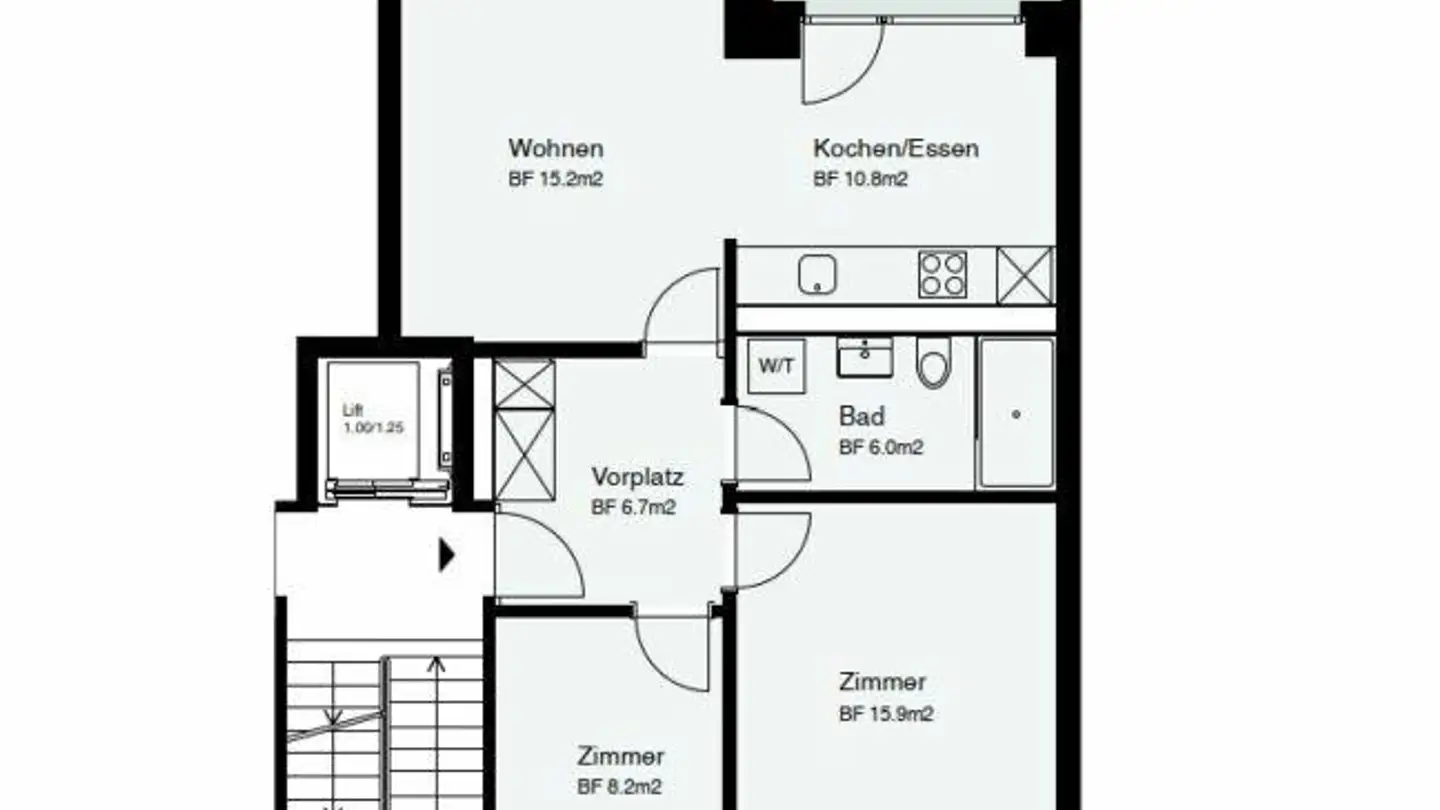 Appartement à louer - Tellstrasse 12, 3014 Bern - Photo 4