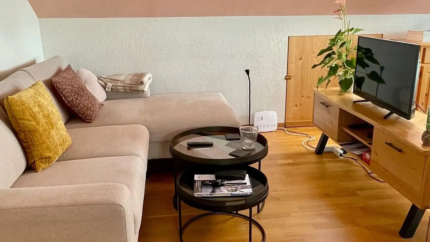 Attic flat for rent - Hausmattweg 6, 1791 Courtaman - Photo 3