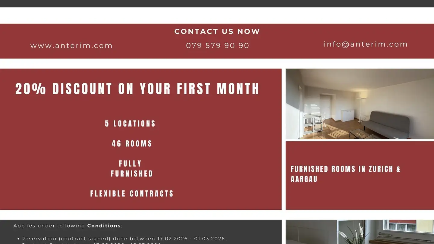 Chambre à louer - 8001 Zürich - Photo 2