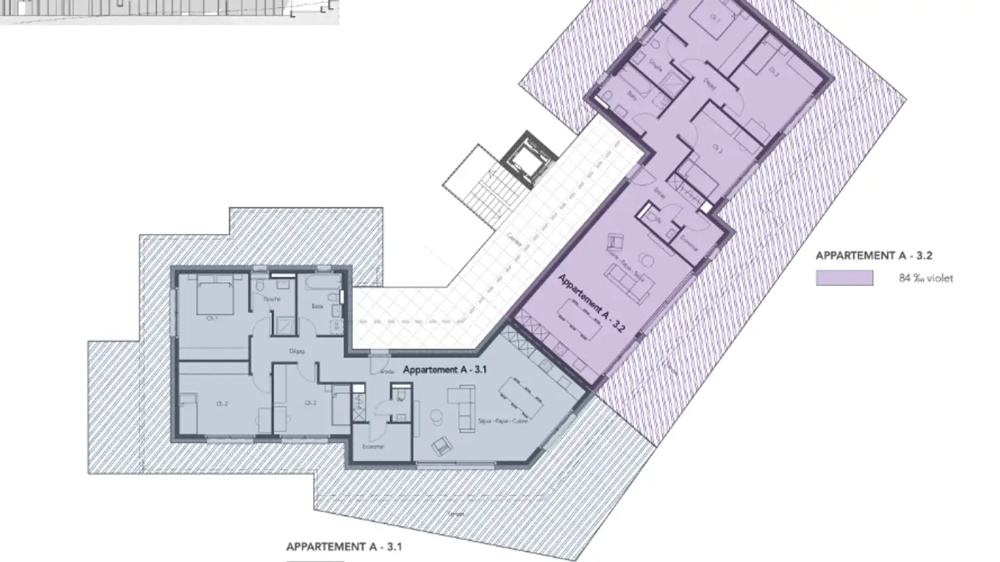Penthouse kaufen - Chemin des Rochettes, 1618 Châtel-St-Denis - Foto 2