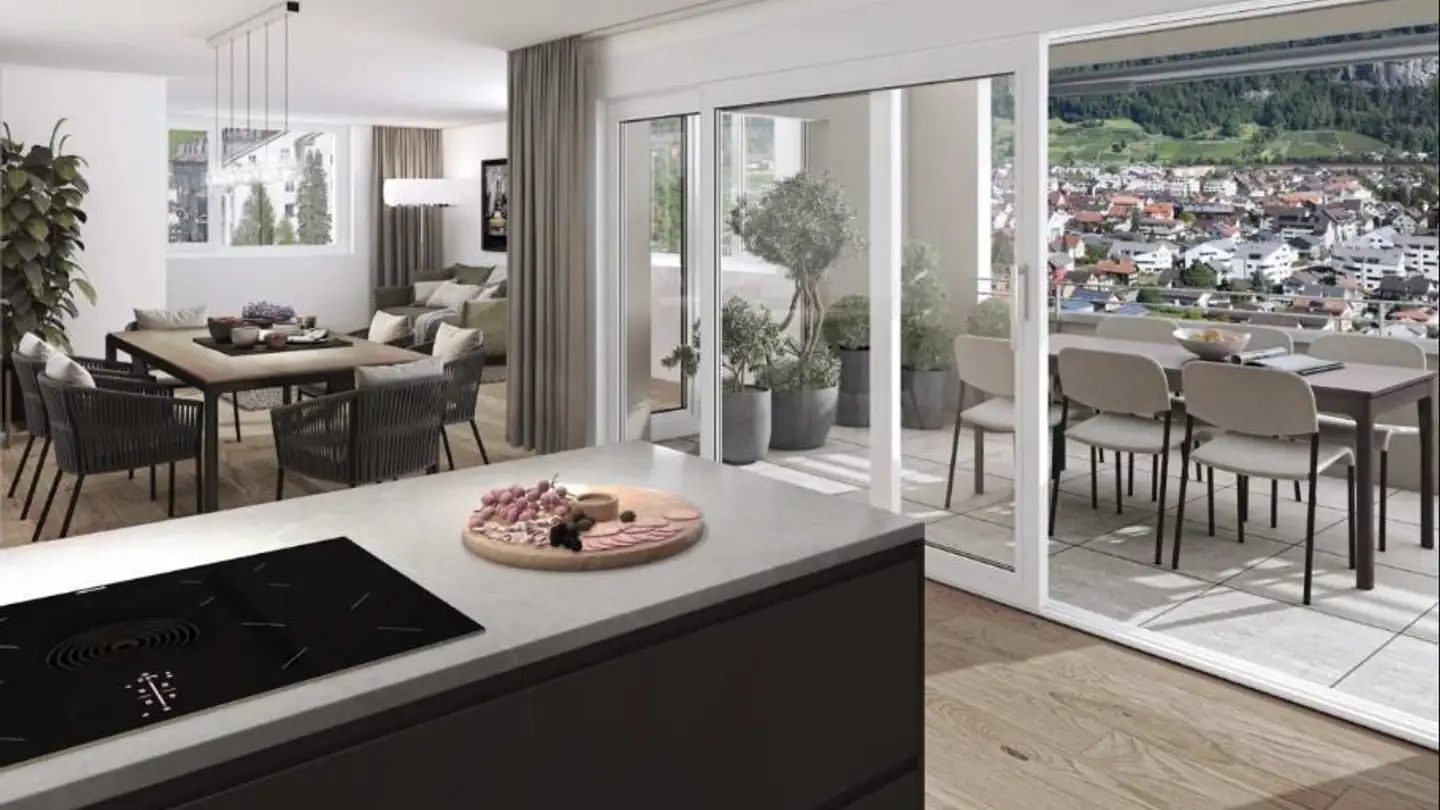 Terrassenwohnung mieten - Fabrikstrasse 34, 8887 Mels - Foto 2