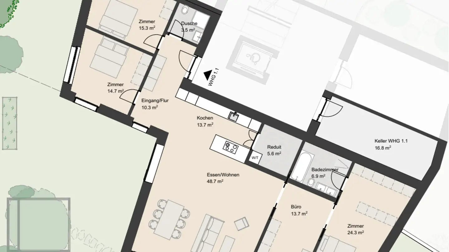 Wohnung kaufen - Huebackerstrasse, 8265 Mammern - Foto 2