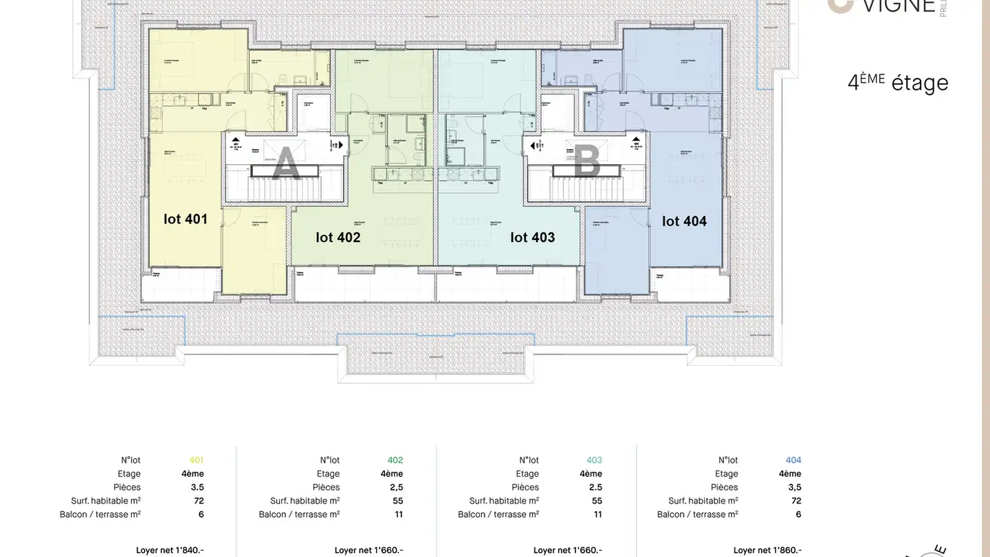 Apartment for rent - Chemin De La Grand-Vigne 11, 1008 Prilly - Photo 4