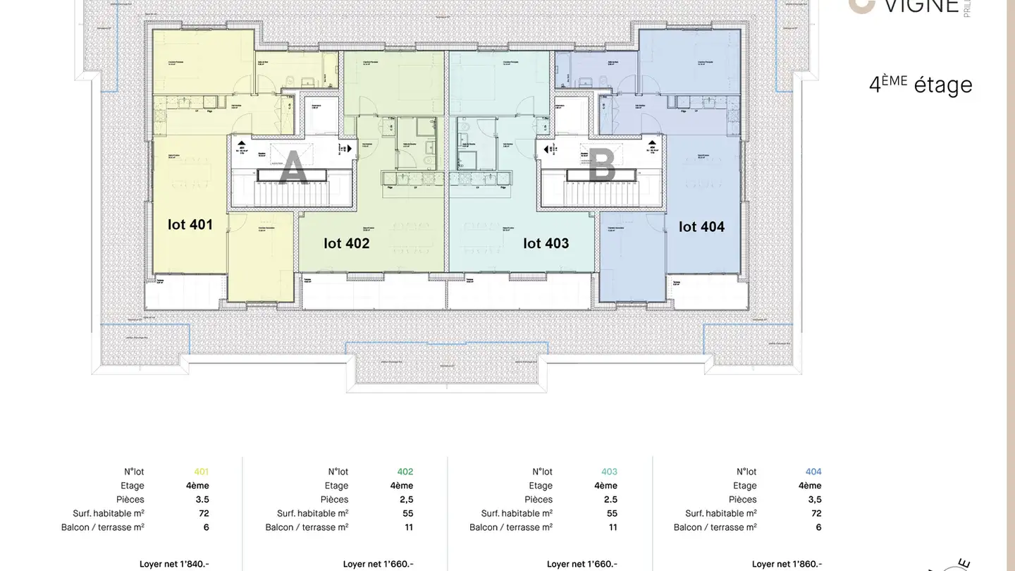 Apartment for rent - Chemin De La Grand-Vigne 11, 1008 Prilly - Photo 4