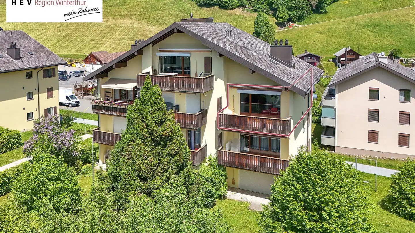 Appartement meublé à vendre - Hof 8, 9658 Wildhaus