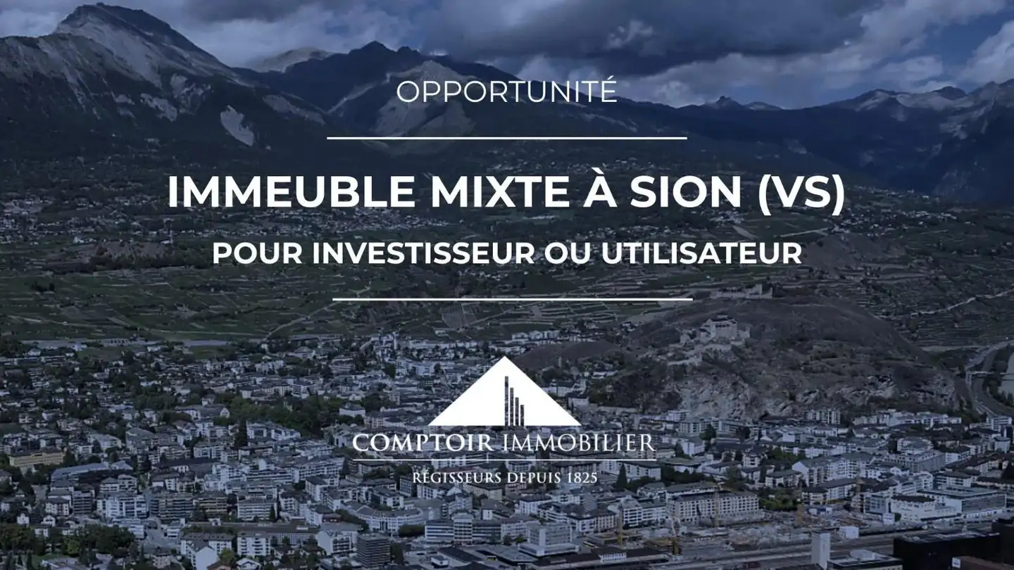 Mischgenutztes Gebäude kaufen - 1950 Sion