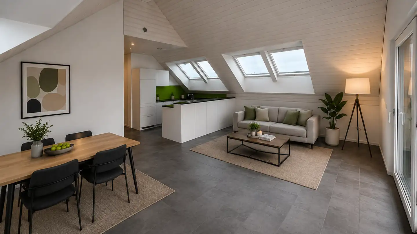 Attico in affitto - Aspbachstrasse 4, 8426 Lufingen