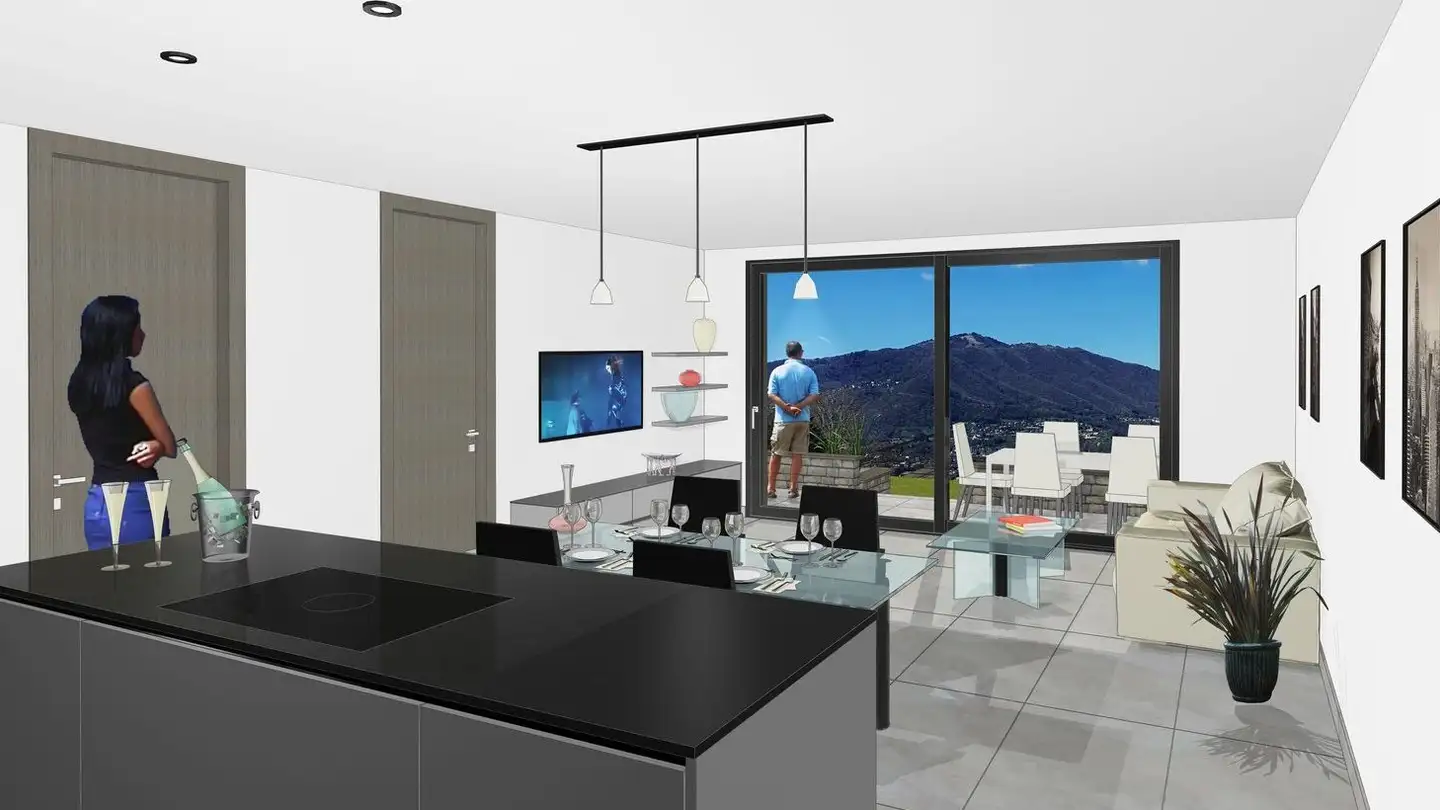 Attique à vendre - Via Boschetto 15, 6883 Novazzano