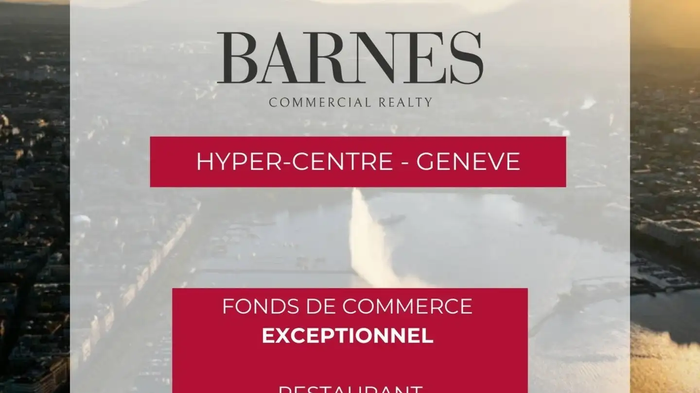 Restaurant for rent - 1204 Genève