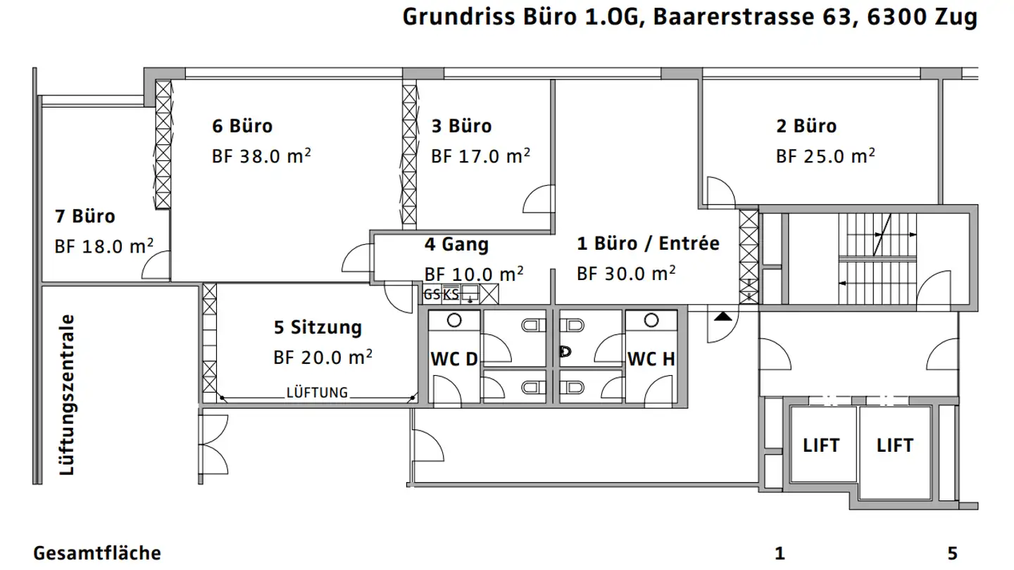 Bürofläche mieten - Baarerstrasse 63, 6300 Zug - Foto 2