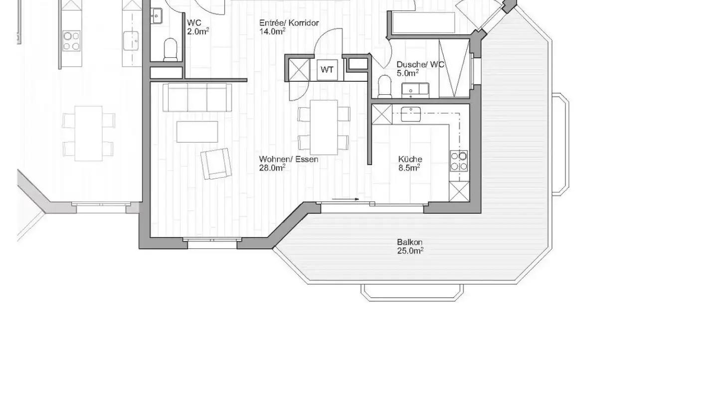 Appartement à louer - Fraumattstrasse 20, 4410 Liestal - Photo 2