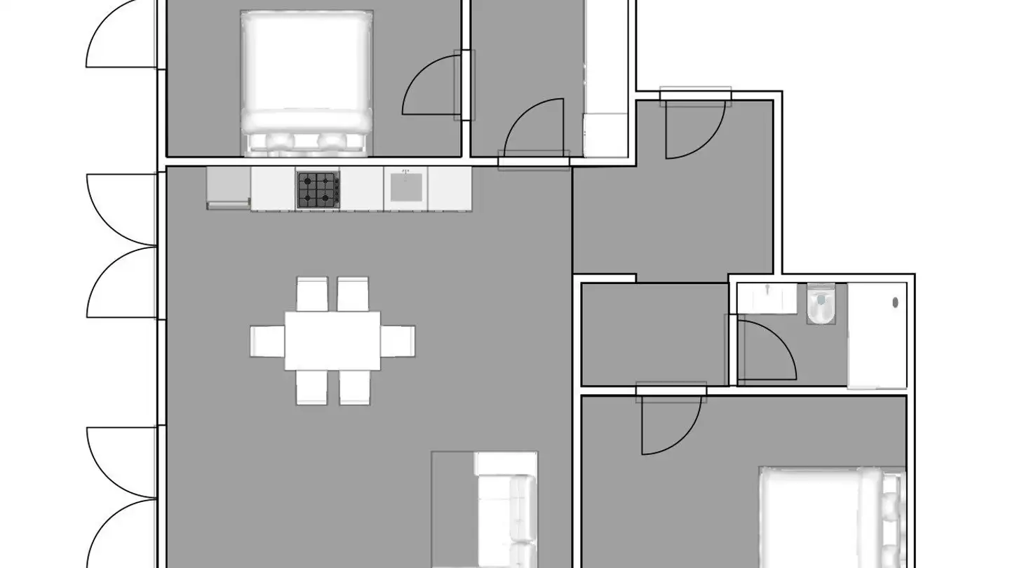 Appartamento in affitto - Rue Du Temple, 2022 Bevaix - Photo 4