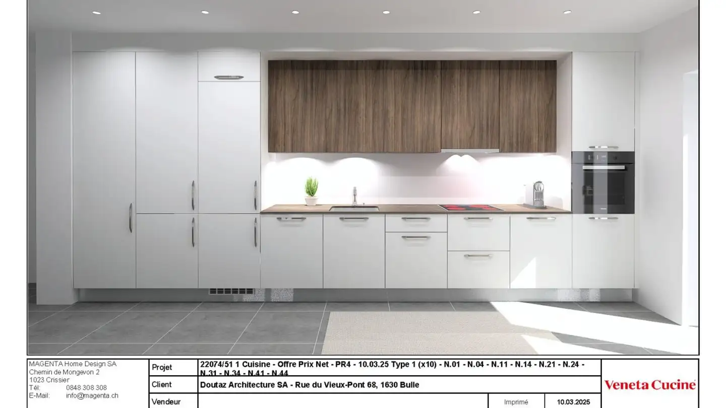 Appartamento in affitto - Allée Charles-Edouard-Guillaume 8, 1723 Marly - Foto 4