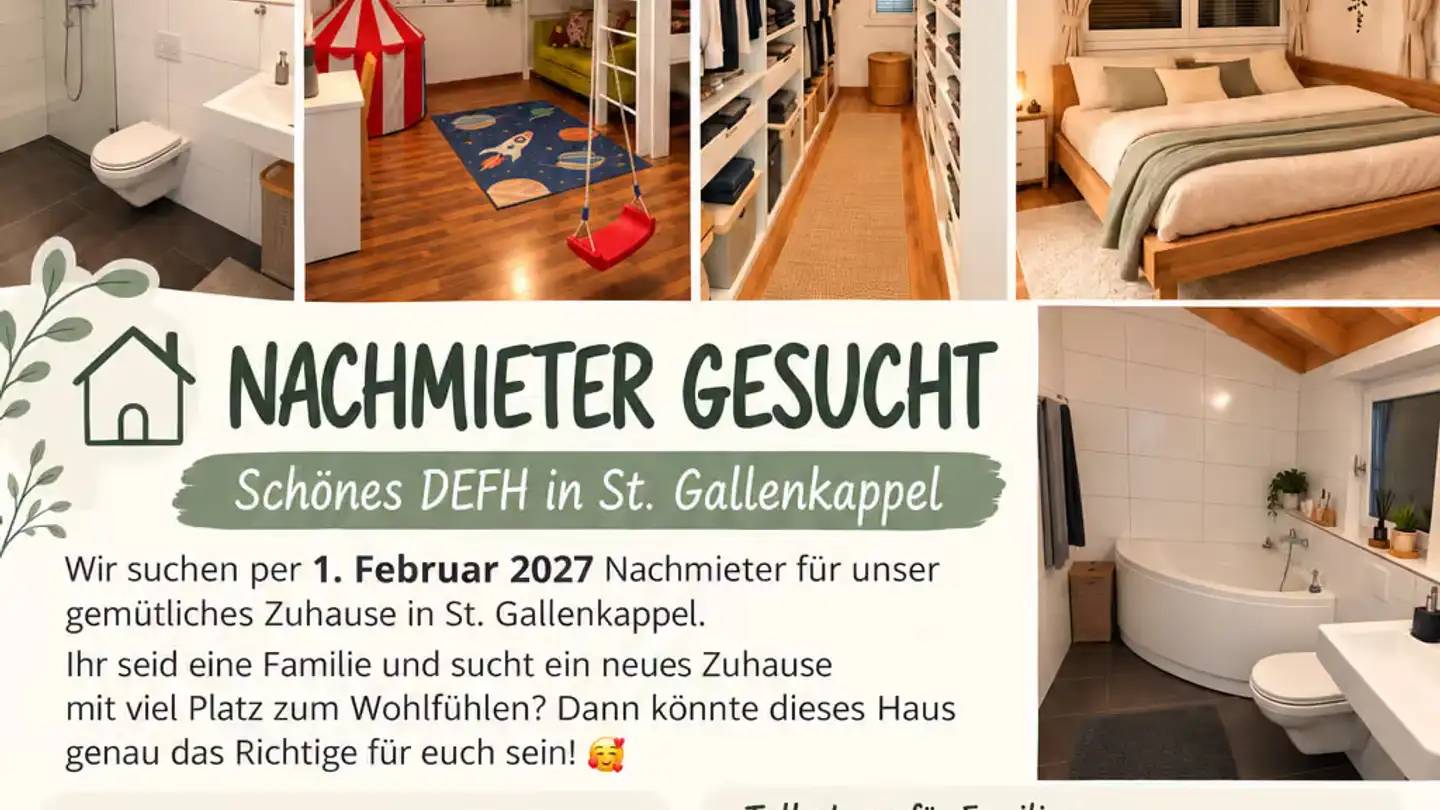 Maison jumelle à louer - 8735 St. Gallenkappel
