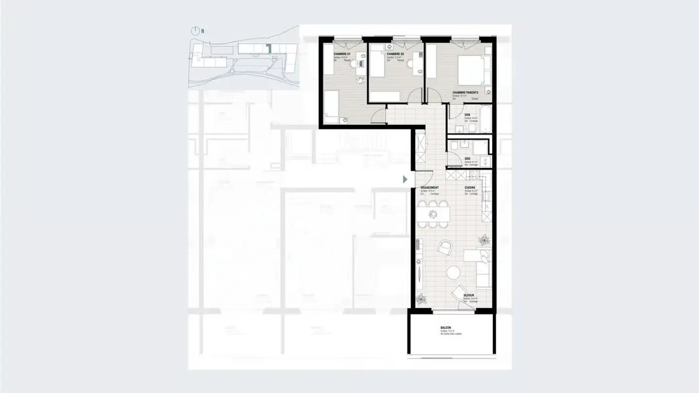 Appartement à vendre - Le Gottau 20, 1618 Châtel-St-Denis - Photo 2