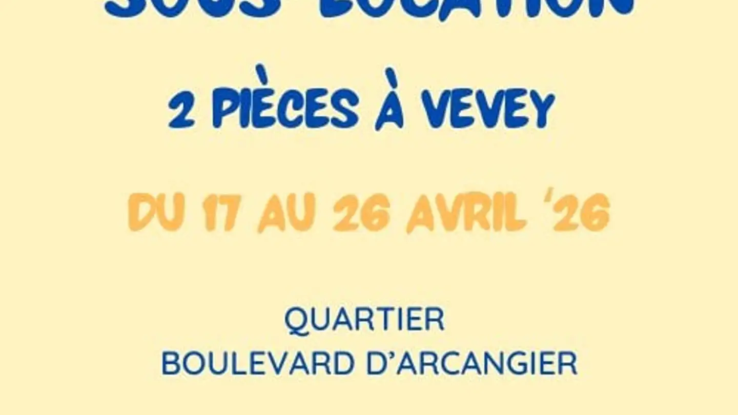 Appartement à louer - Boulevard d'Arcangier, 1800 Vevey