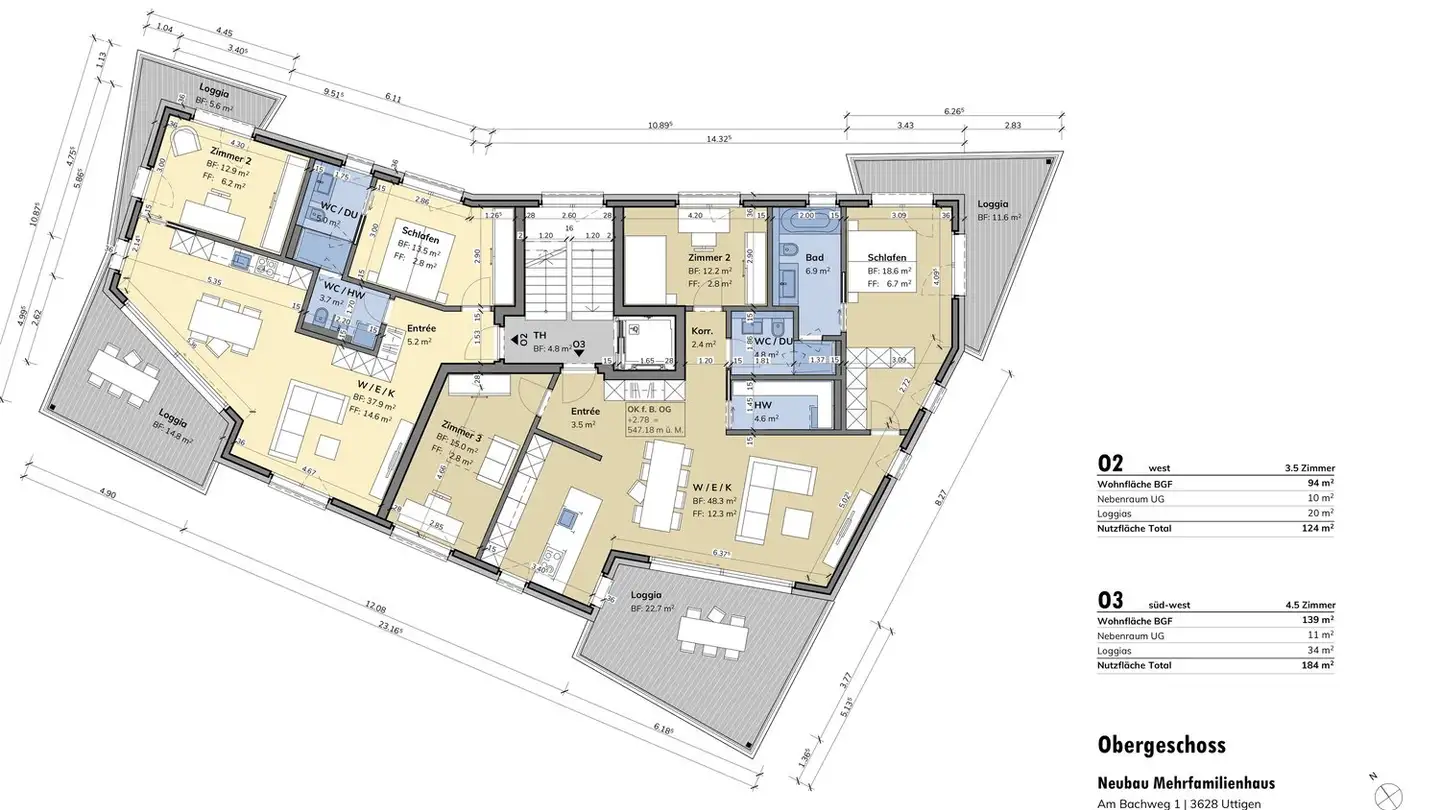 Appartamento in vendita - Am Bachweg 1, 3628 Uttigen - Foto 2