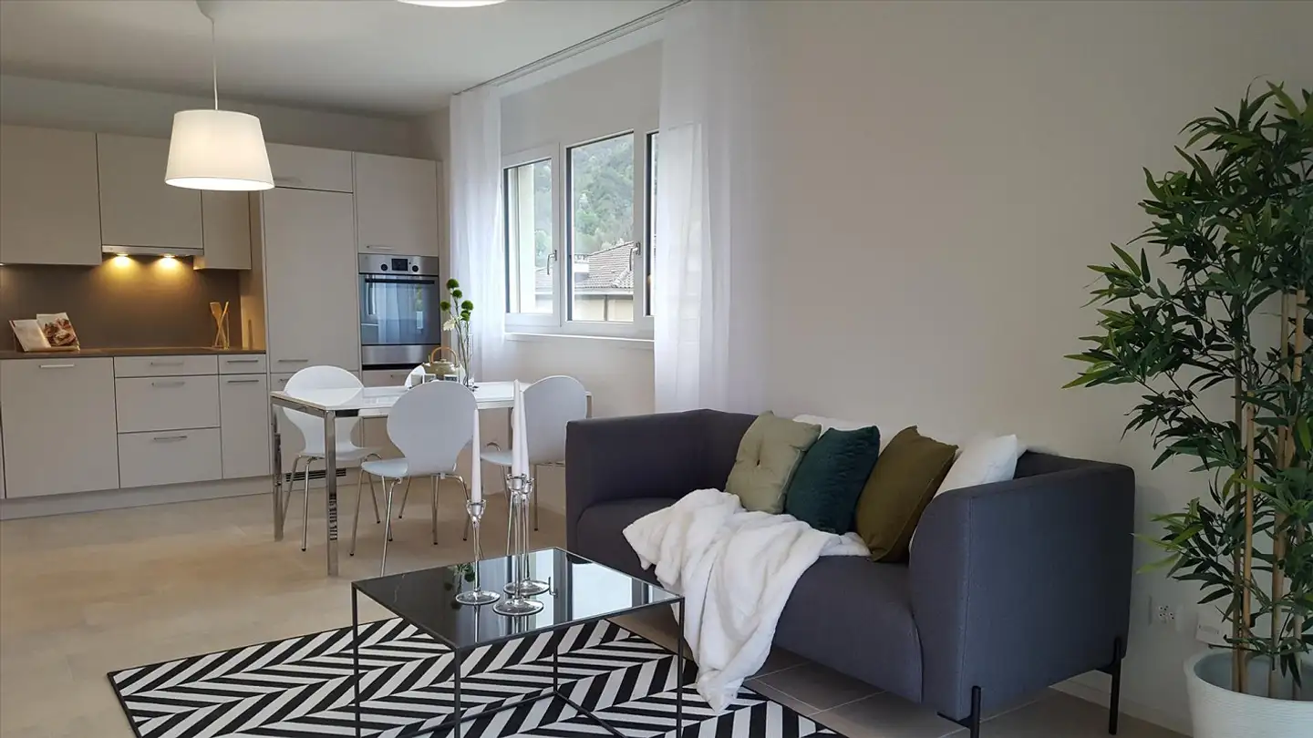 Wohnung mieten - Via Degli Albrici 3a, 6830 Chiasso - Foto 3