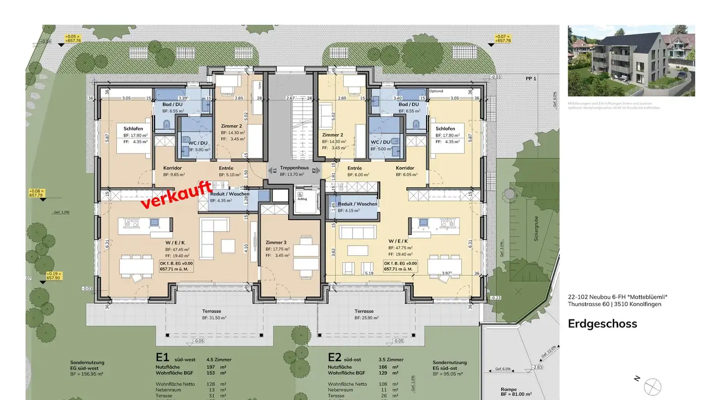 Appartamento a gradini in vendita - Thunstrasse 60, 3510 Konolfingen - Foto 3