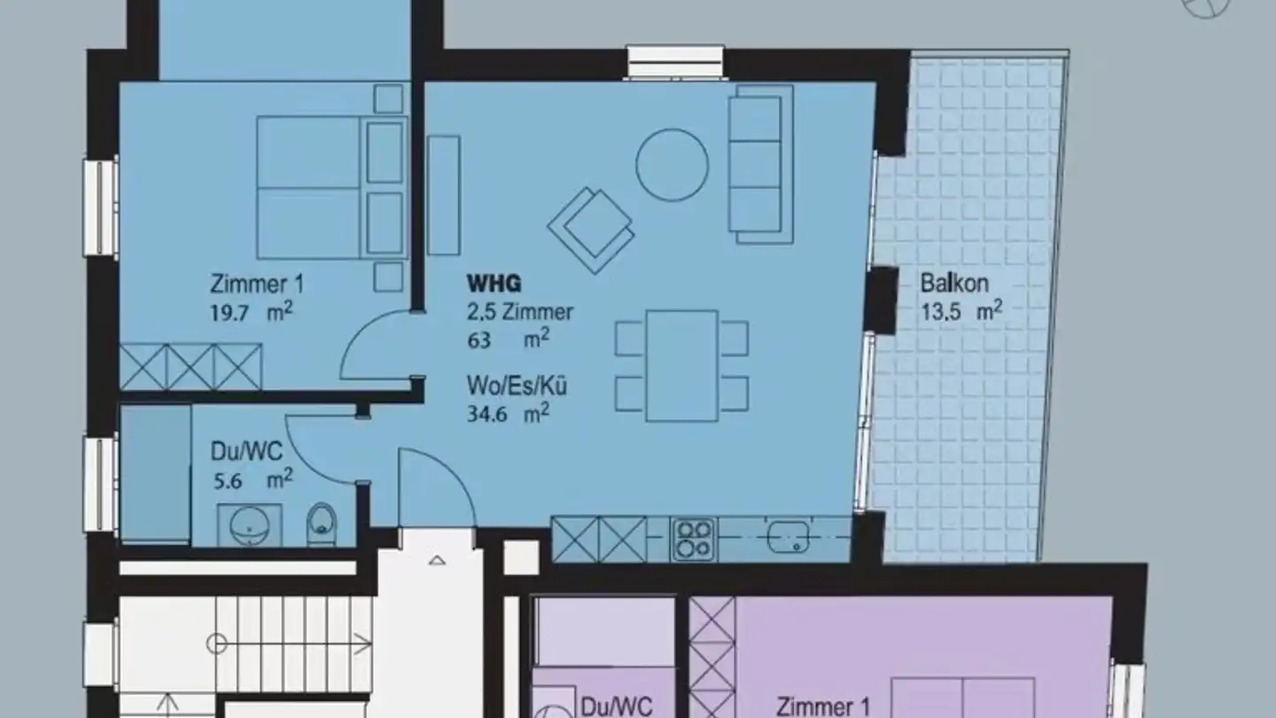 Wohnung mieten - 8046 Zürich - Foto 2