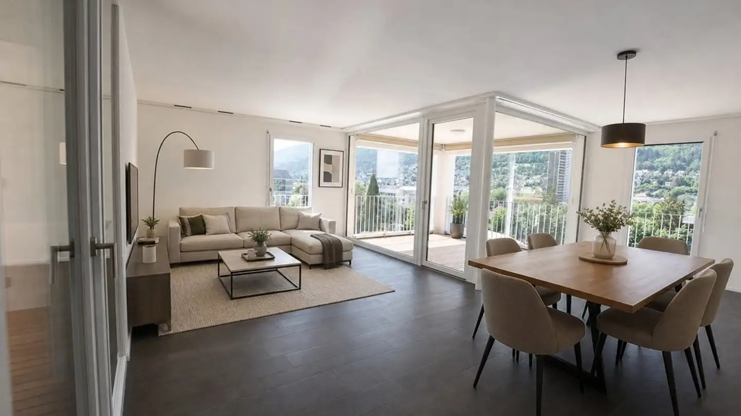 Penthouse mieten - Rue Jakob-Stämpfli / Jakob-Stämpfli-Strasse 112b, 2502 Biel/Bienne