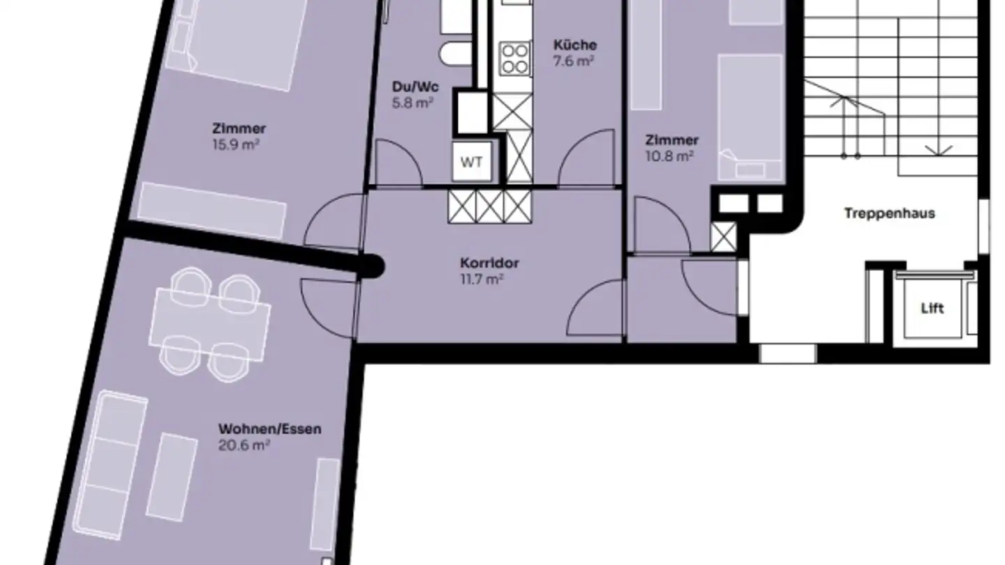 Wohnung mieten - Bundesplatz 4a, 6003 Luzern - Foto 2