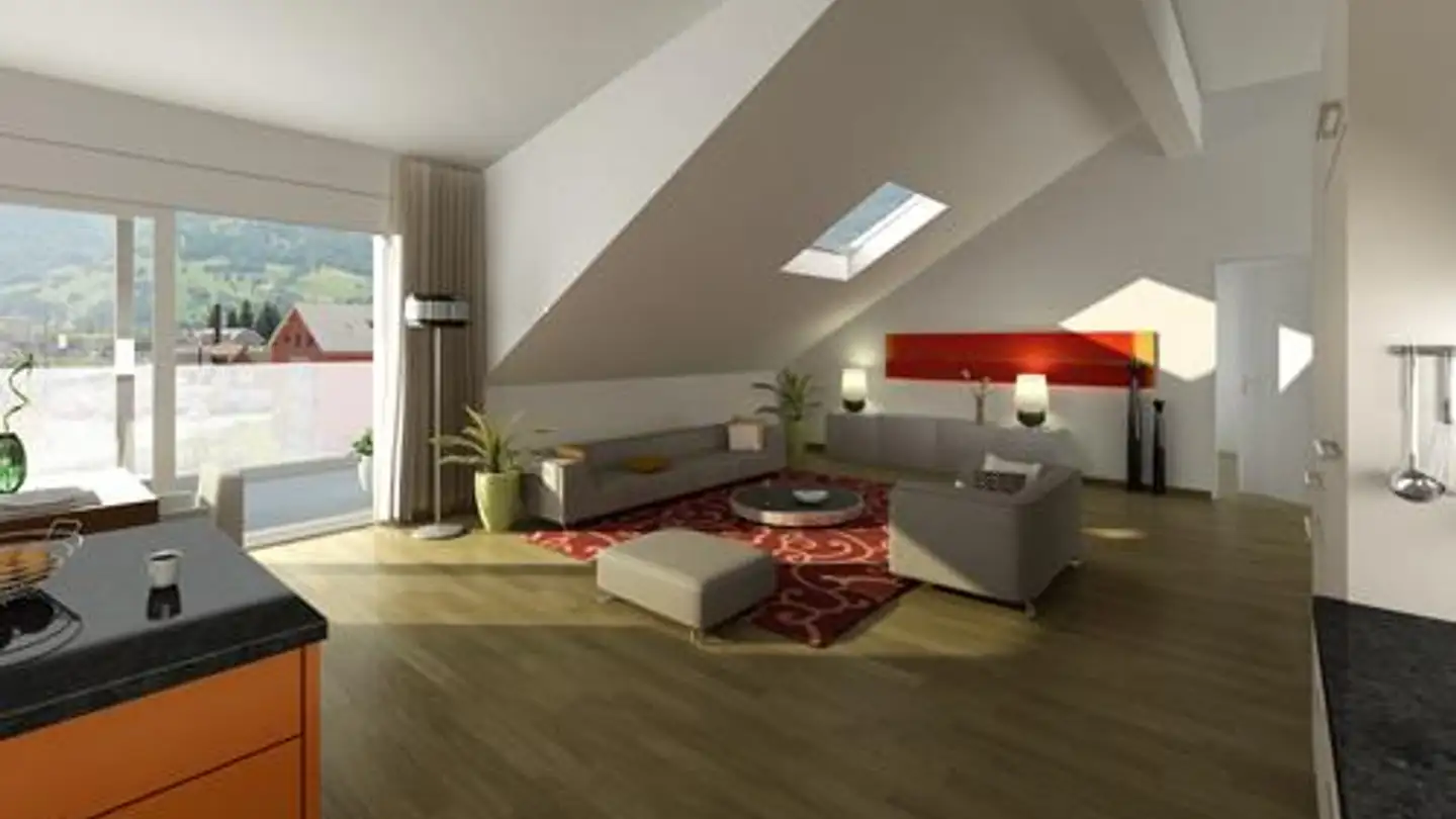 Attic flat for rent - Rheinstrasse 45, 7320 Sargans - Photo 2