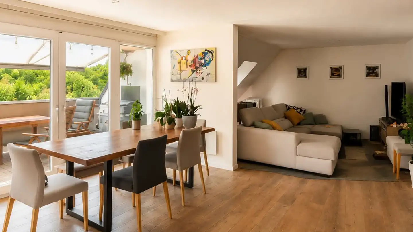 Dachgeschosswohnung mieten - Route Du Boiron, 1260 Nyon
