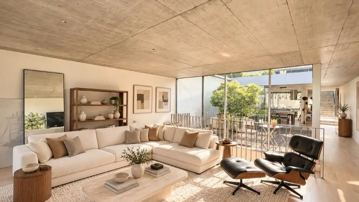Maison en terrasse à louer - Champ de l'Essert, 1091 Grandvaux