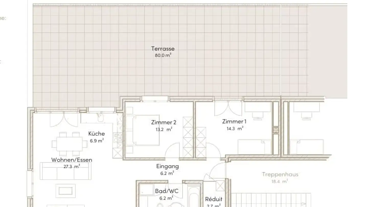 Penthouse mieten - Striegelstrasse 33b, 5745 Safenwil - Foto 2